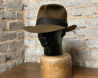 Dobbs Twenty, Size 7 3/8, Vintage Hat, 1950s Hat, Vintage Dobbs Twenty, Size 7 3/8, Vintage Hat, 1950s Hat, Vintage