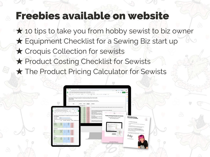 Sewing Business Startup Planner PDF Download Calendar New Business Plan