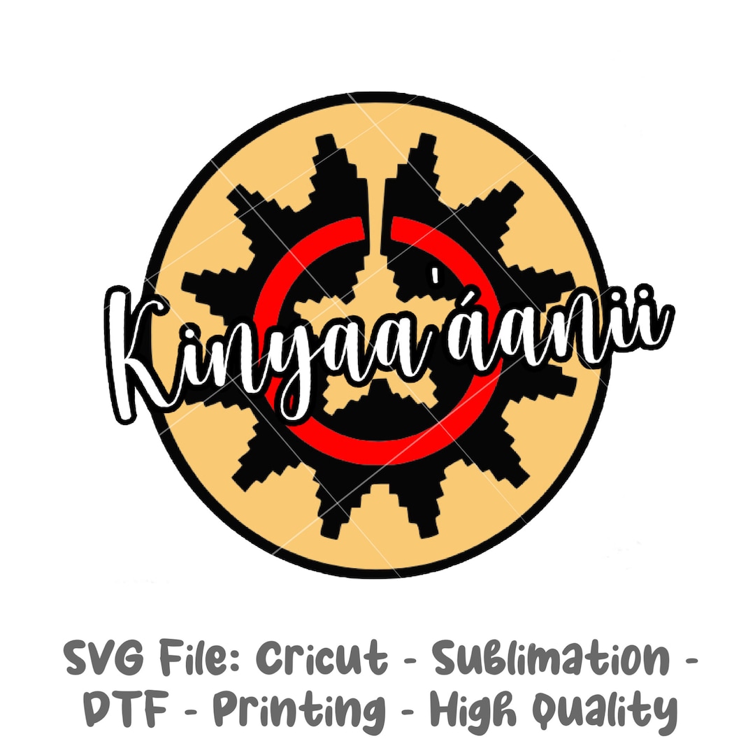 Navajo Clans Native American Basket Kinyaa'aanii Design SVG PNG Digital