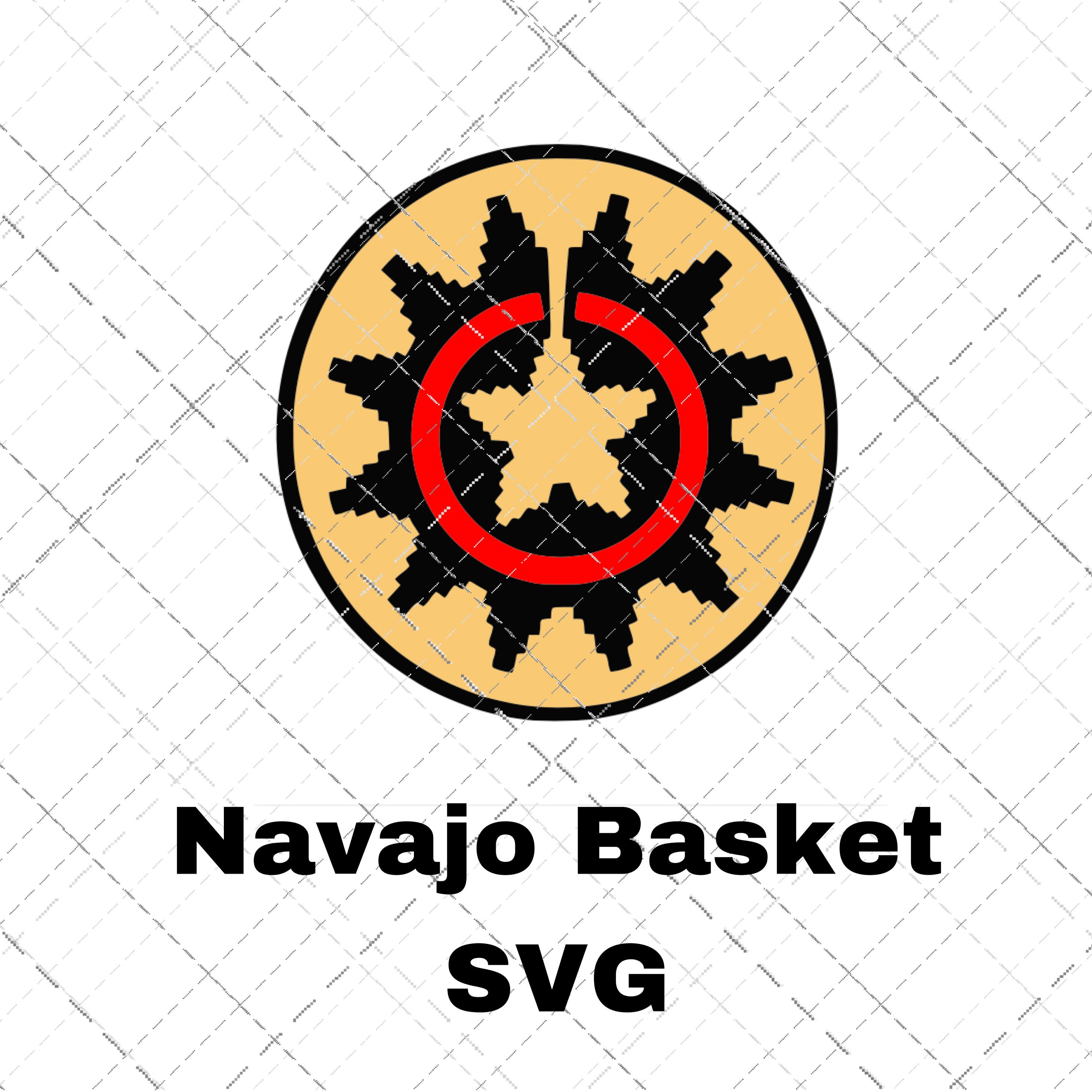 Navajo Basket SVG PNG Cricut Sublimation Design Etsy