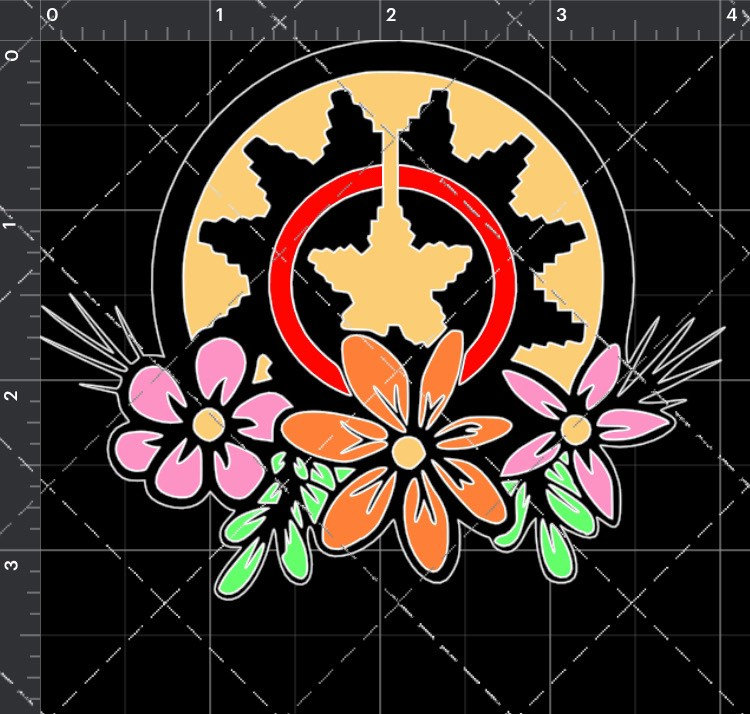 Floral Navajo Basket SVG Cricut Digital Download Etsy