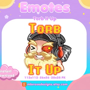 Torbjorn 'Torb It Up'-overwatch-emote voor Twitch-streamers, Discord, YouTube | Overwatch-emoties