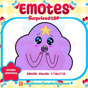 Surprised LSP Adventure Time Emote for Twitch Streamers, Discord, YouTube | LSP Emotes | Stream Alerts, Twitch Overlays, Panels, Alerts