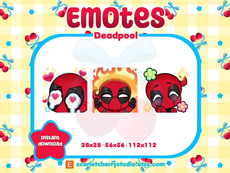Deadpool Rivals Emote Deadpool Marvel Rivals Emote Pack | for Twitch, Discord, Youtube - Etsy