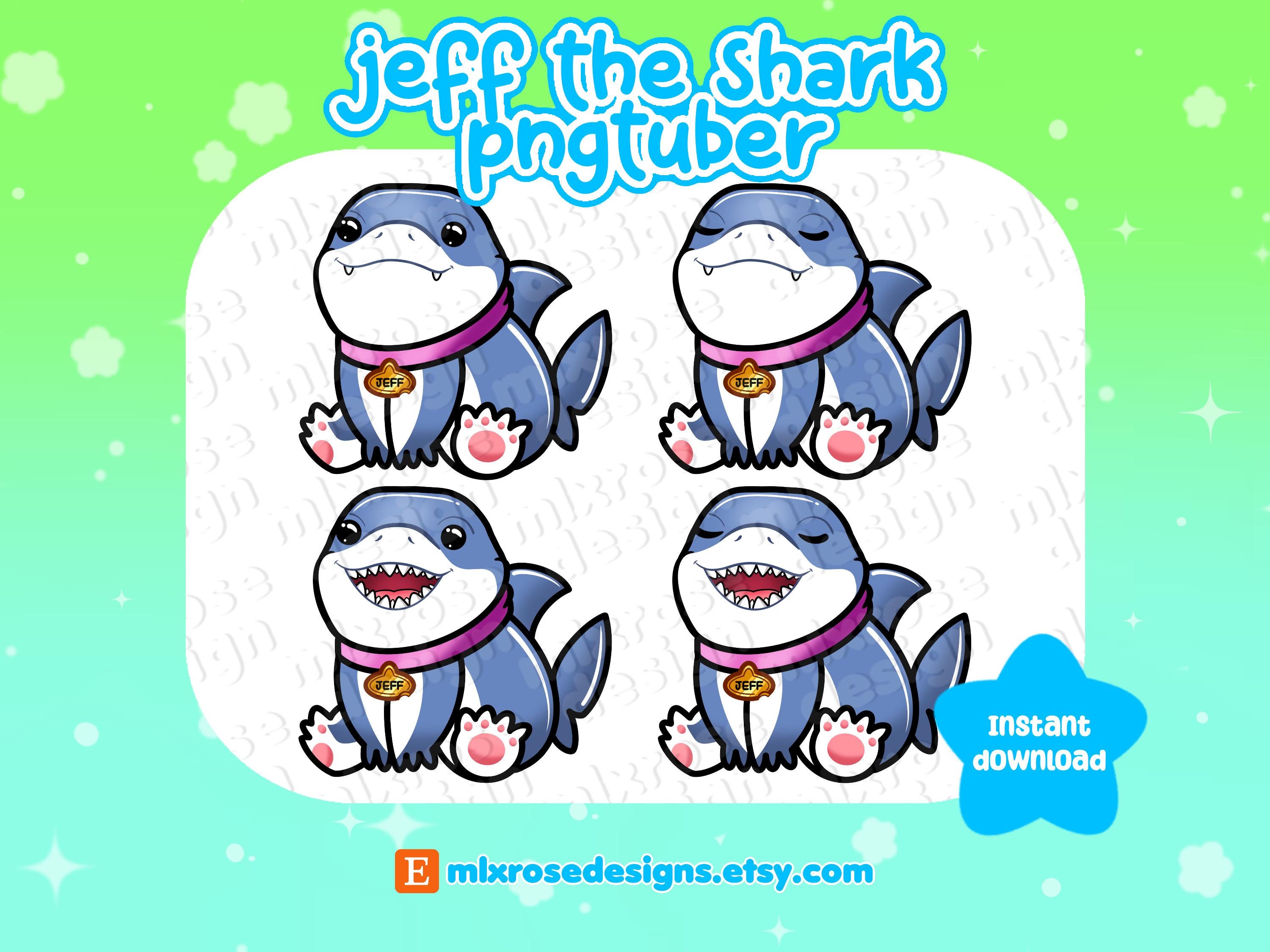 Pngtuber - Jeff the Shark | Marvel Rivals | Cute | Twitch