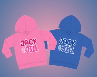 Von Jack & Jill Inc. inspirierter Kleinkind-Pullover-Fleece-Hoodie Jack und Jill Kids Family 1938 Geschenke für Kinder