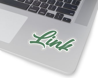 Links Inc. Billion Dollar Link Kiss-Cut Stickers Decals Green & White Laptop Decal - African American Stickers - Gifts for Black Women