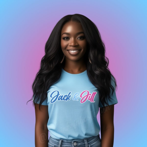 Von Jack & Jill Inc inspiriertes T-Shirt, J- und J-Mitglieds-T-Shirts, rosa und blaue Jack- und Jill-Geschenkideen, Geschenke für sie, Geschenke zum Muttertag