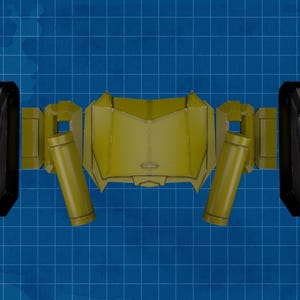 3D-afdrukbestanden van burgerwachthulpriem