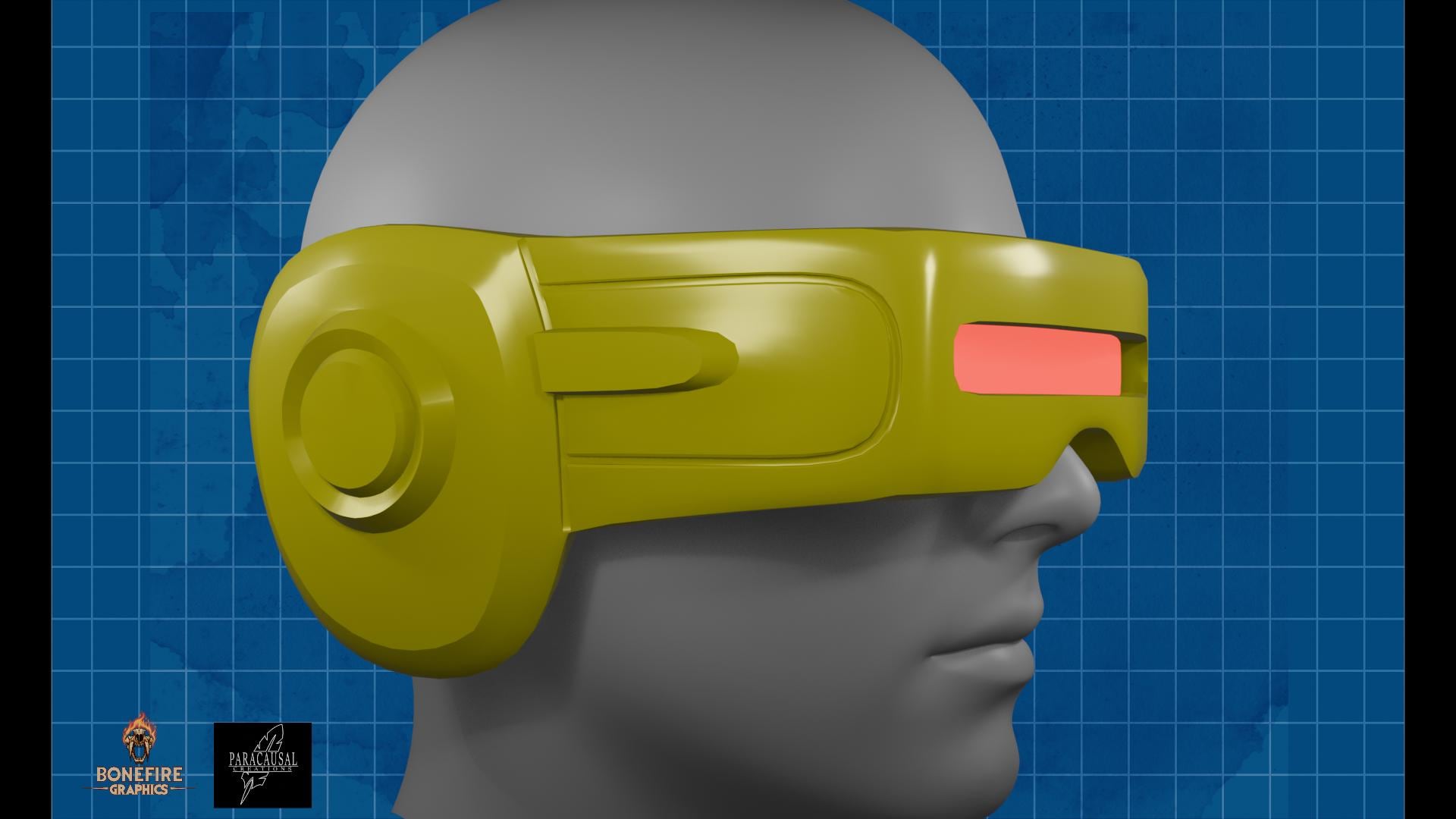 Cyclops Visor 3D Print Files (glasses Friendly) - Etsy