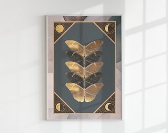 BUTTERFLIES #2 • BUTTERFLIES #2 • art print • poster • art collage