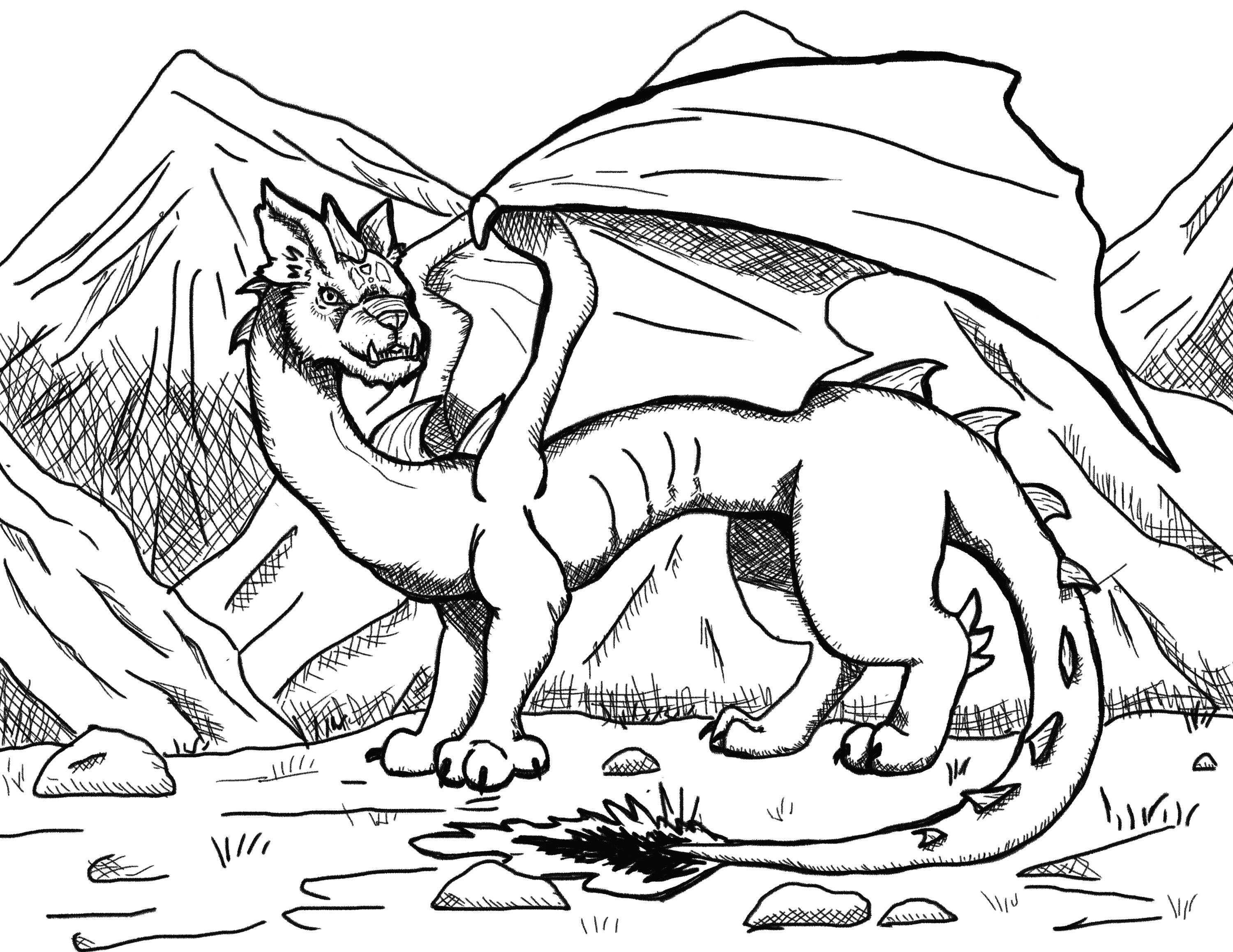 Bulk Dragon Coloring Pages - Etsy