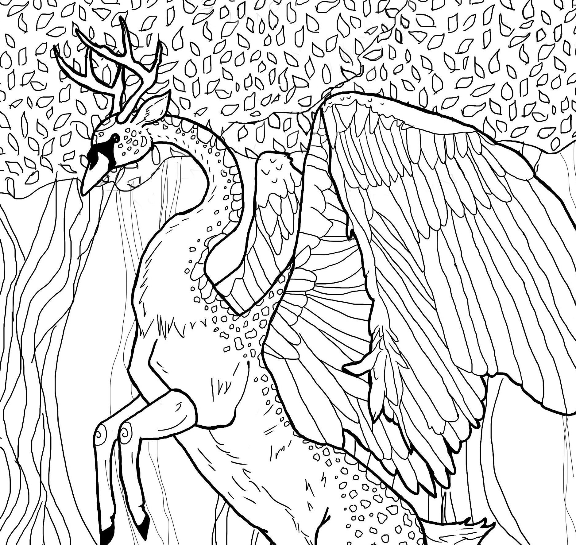 Griffin Coloring Pages To Print