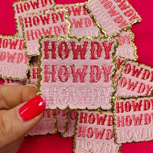 Howdy Stack Chenille Patch