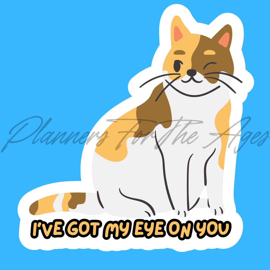 Cute Cat Stickers 30 Printable Cat Stickers Sticker Sheets 30 ...