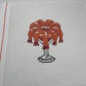 Shrimp Cocktail Needlepoint Canvas