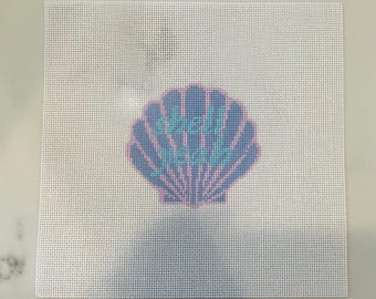 Shell Yeah Needlepoint Canvas
