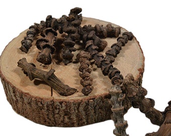 Bananenhouten takstelen - bruine droge schors - terrariumaccessoires - gedroogde houten tak
