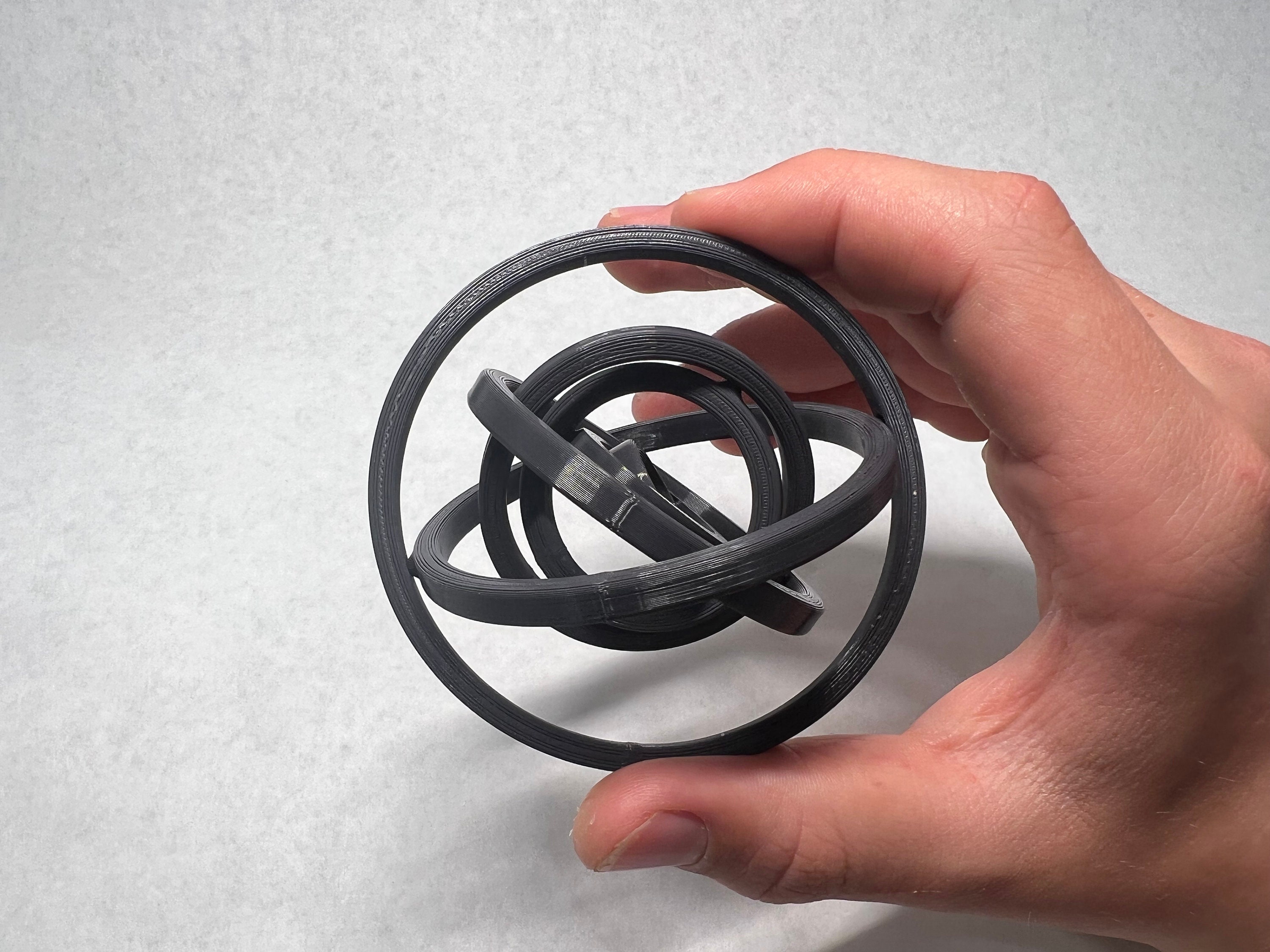Gyroscope Fidget Toy 3D Printed Etsy UK