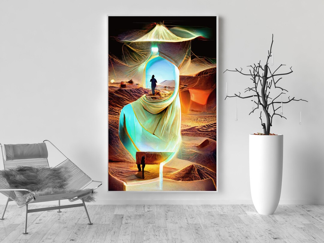 Surreal Spaceman Art Artificial Intelligence Abstract Print - Etsy