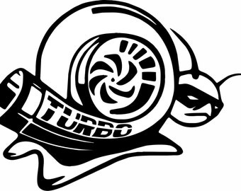 Snail Turbo charger, svg,png,pdf,eps,dxf digital files.