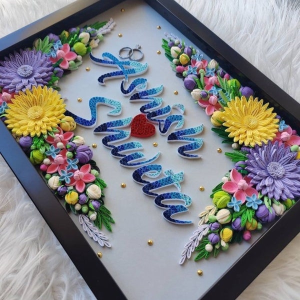 Quilling Name Etsy