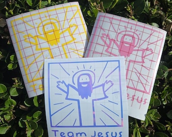 Team Jesus Car Decal/Bumper Sticker