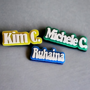 Imanes acrílicos 3D con nombre, imanes personalizados, imanes para nevera, imanes para taquilla, imanes para nevera con nombre de niño, imanes personalizados para nevera