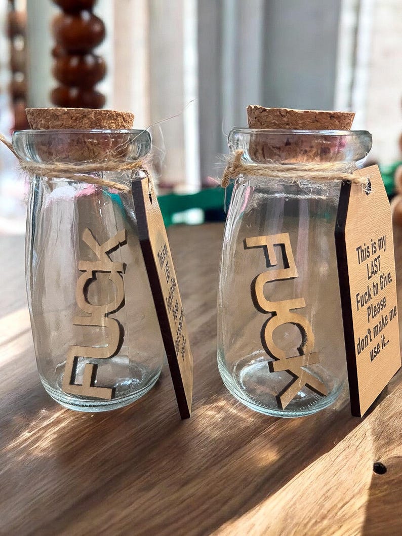 Lustiges Gag-Geschenk Dies ist mein letzter F-CK, der ich verschenkt habe Mini Glas Humorvolles Boss-Geschenk Mitarbeiter Geschenk sarkastischer Humor Geschenk Partygeschenke Bild 4