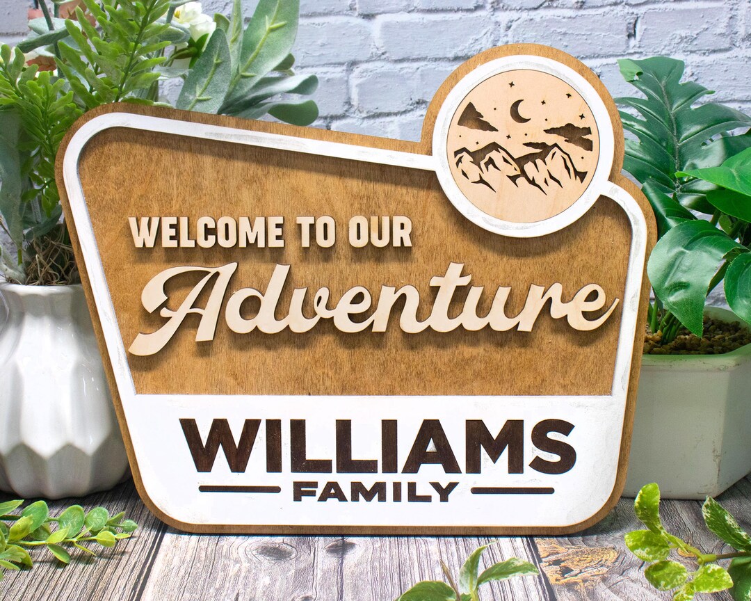 Adventure Lover Wood Sign National Park Themed Wooden Signs Gift for ...