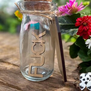 Lustiges Gag-Geschenk Dies ist mein letzter F-CK, der ich verschenkt habe Mini Glas Humorvolles Boss-Geschenk Mitarbeiter Geschenk sarkastischer Humor Geschenk Partygeschenke Bild 3