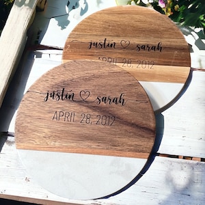 Personalized Marble Wood Coasters, Wedding Gift, Newlywed Gift, Personalized Gift Wooden Coaster Set, Housewarming Gifts, Anniversary Gift
