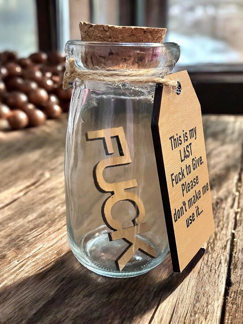 Lustiges Gag-Geschenk Dies ist mein letzter F-CK, der ich verschenkt habe Mini Glas Humorvolles Boss-Geschenk Mitarbeiter Geschenk sarkastischer Humor Geschenk Partygeschenke Bild 2