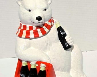 希少なヴィンテージ コカコーラ シロクマとペンギン クッキー