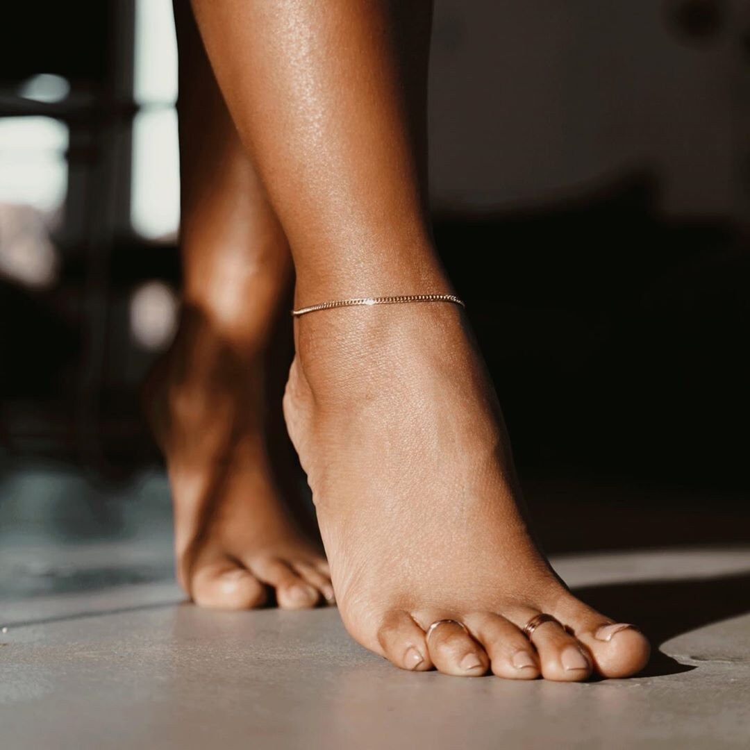 18K Gold Filled Chain Anklet Twist Chain Figaro Chain Etsy