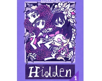 Hidden Comic - First Chapter - Mystery and Romance - 100 pages - A5 size - *Free Pin for the first 50 copies*