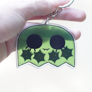 Ghosty with his friends - shaker keychain