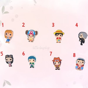 Anime Shoe Charms  | Anime Characters | Shoe Clips | Accessories | Cute Anime Charms | Manga | Full Set
