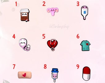 Medical Shoe Charms | Nurse, Doctor, Healthcare Theme