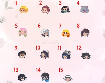 DS Anime Shoe Charms  | Anime Characters | Shoe Clips | Accessories | Cute Anime Charms | Manga