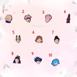 JK Anime Shoe Charms | Anime Characters | Shoe Clips | Shoes Accessories | Cute Anime Charms | Manga