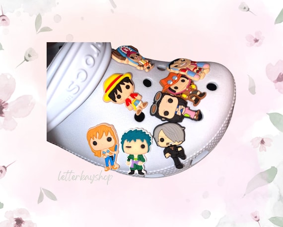 One Piece Anime Characters Crocs Shoe Charms-Anime Shoe Charms-Anime Crocs Shoe Charms-Cute Crocs Shoe Charms