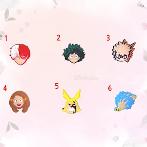 Anime Shoe Charms  | Anime Characters | Shoe Clips | Accessories | Cute Anime Charms | Manga | Full Set