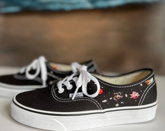 Embroidered Vans | Etsy