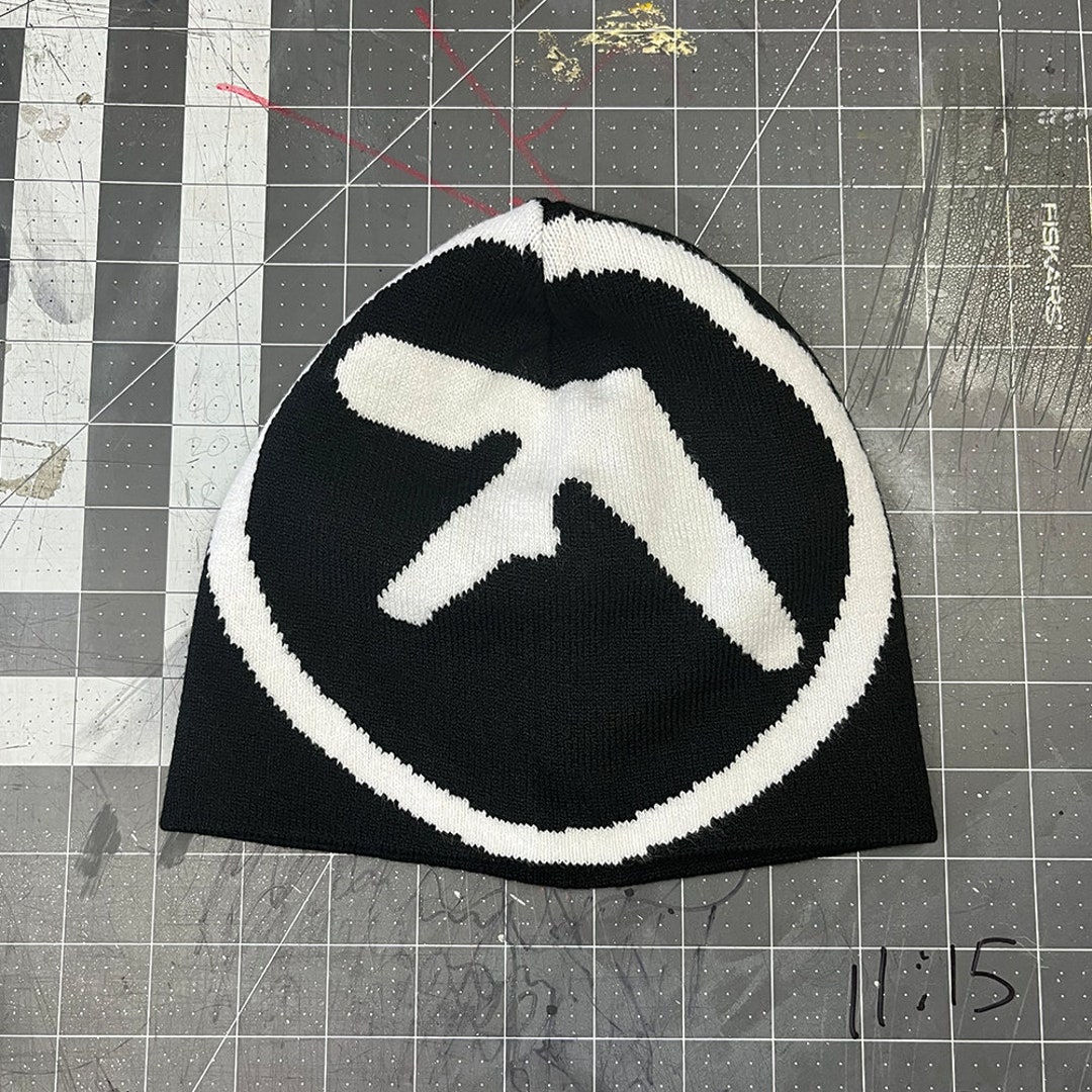 Aphex Twin Logo Knit Beanie Tour Merch Official Etsy UK