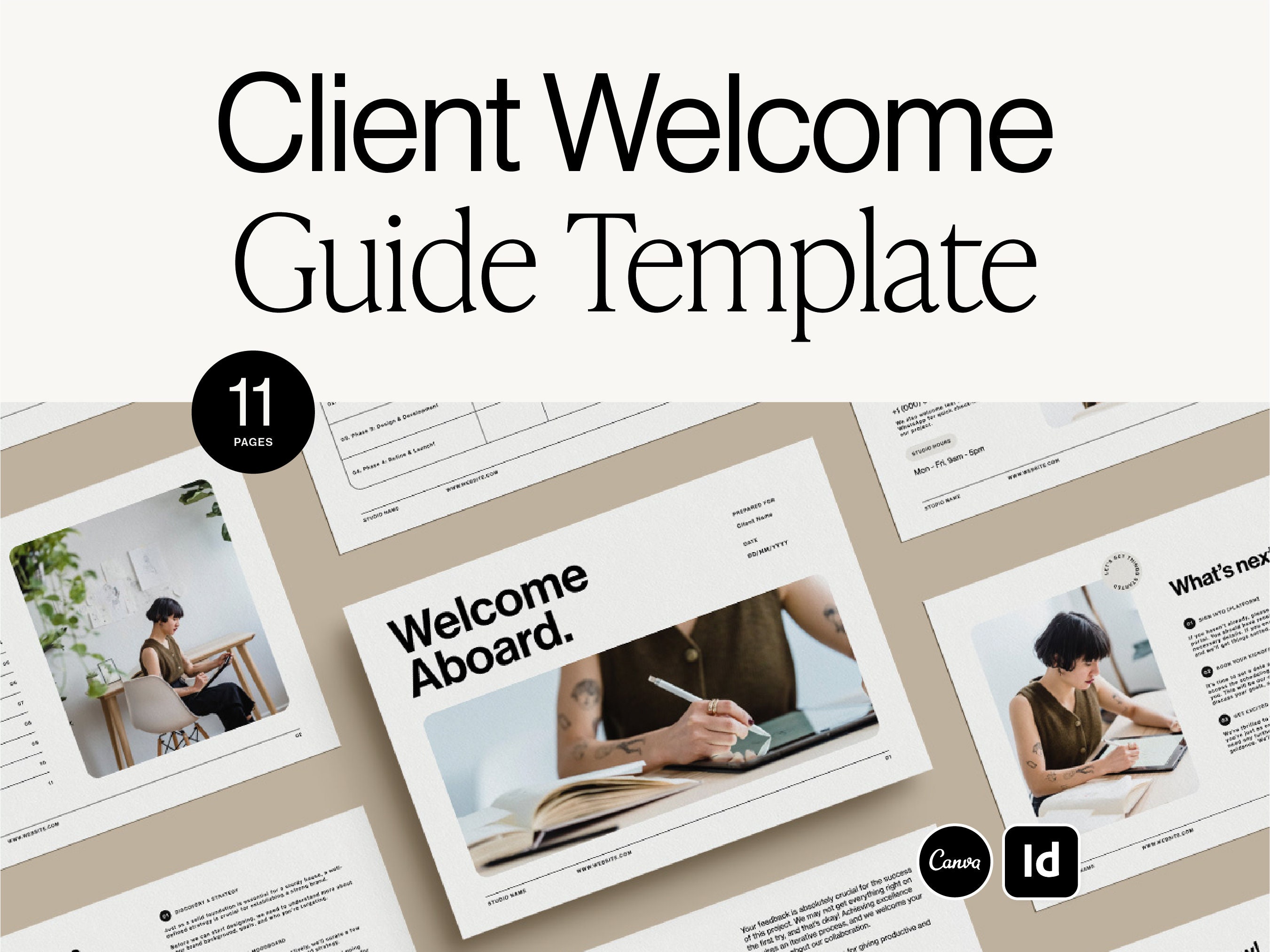 Client Welcome Guide Graphic Designer Onboarding Template Client ...