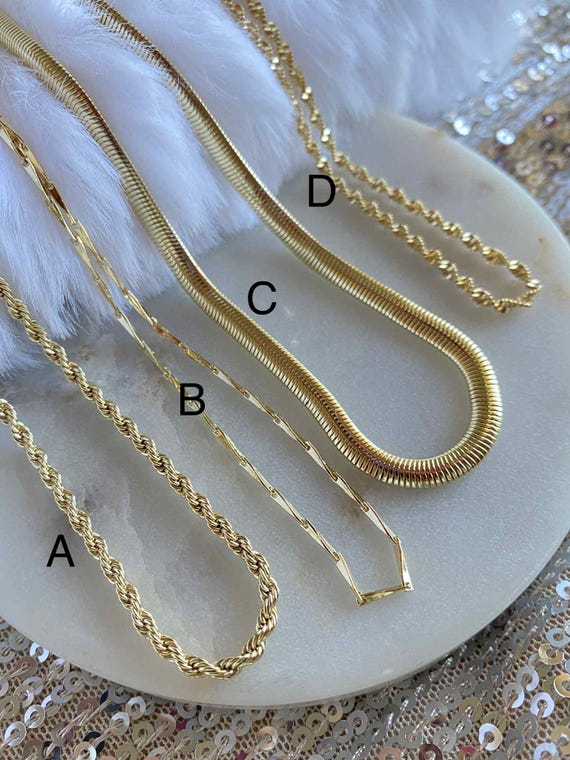 Layering Necklaces, 18K Gold Filled