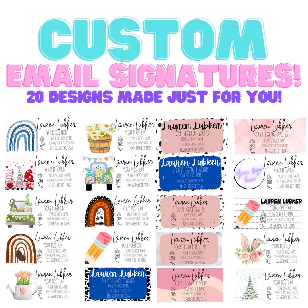 How To Make A Cute Signature On Email Teacher How To Make A Cute Signature On Email Teacher