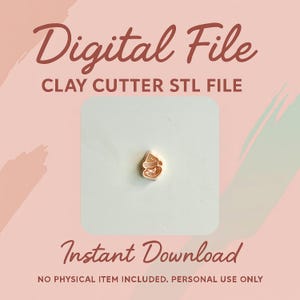 Digital STL File | Christmas Grinch Polymer Clay Cutter | Christmas Clay Cutter | Winter Holiday Earring Cutters