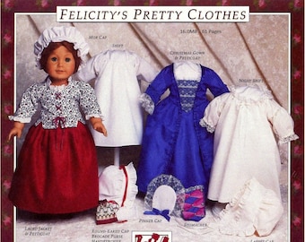 Instant Download!  Vintage Sewing Patterns for 18" Doll - Felicity's Pretty Clothes